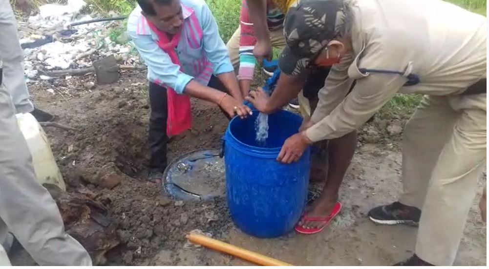 अवैध शराब बरामद