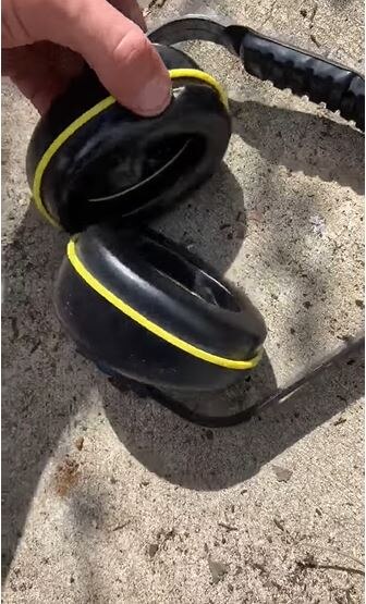 हेडफोन में छुपी हुई थी मकड़ी