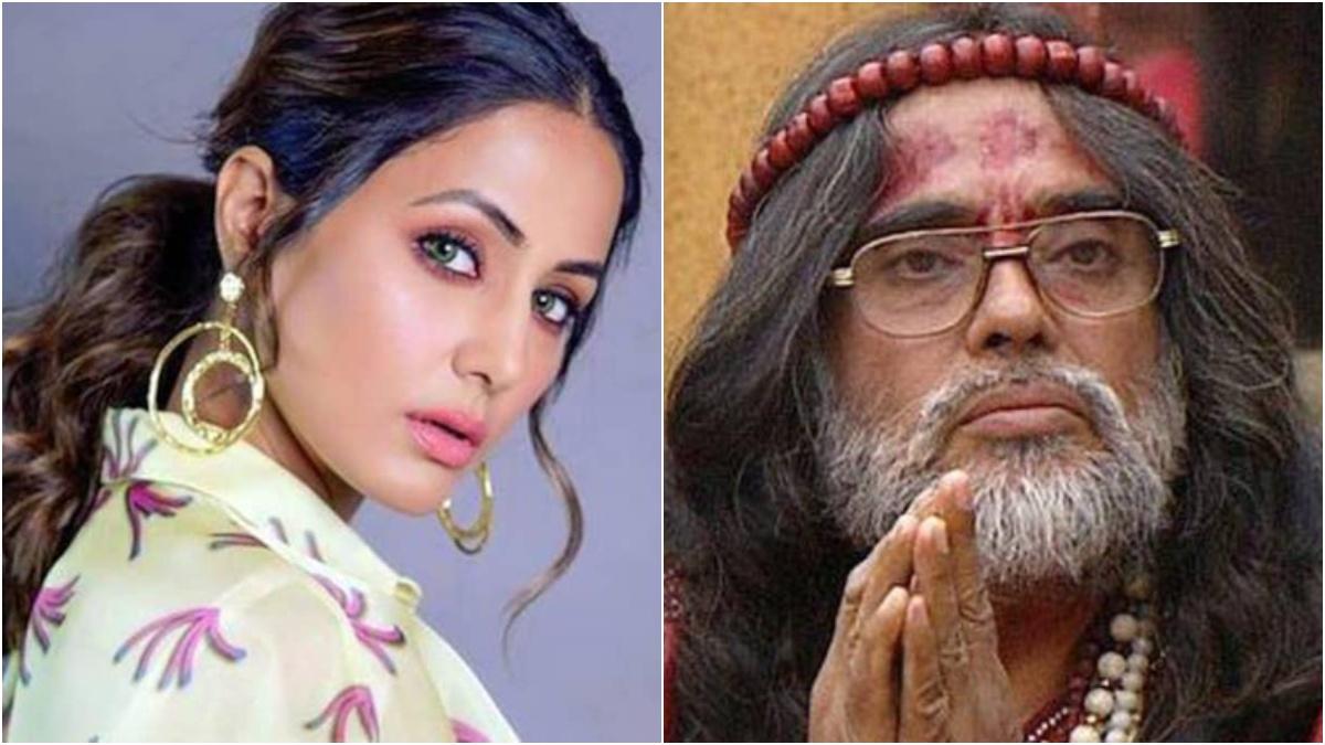 हिना खान और स्वामी ओम 