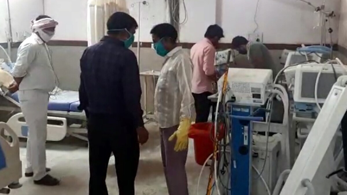 ऑक्सीजन सप्लाई उपकरण में लगी आग तो वेंटिलेटर पर लेटे कोविड मरीज की मौत.