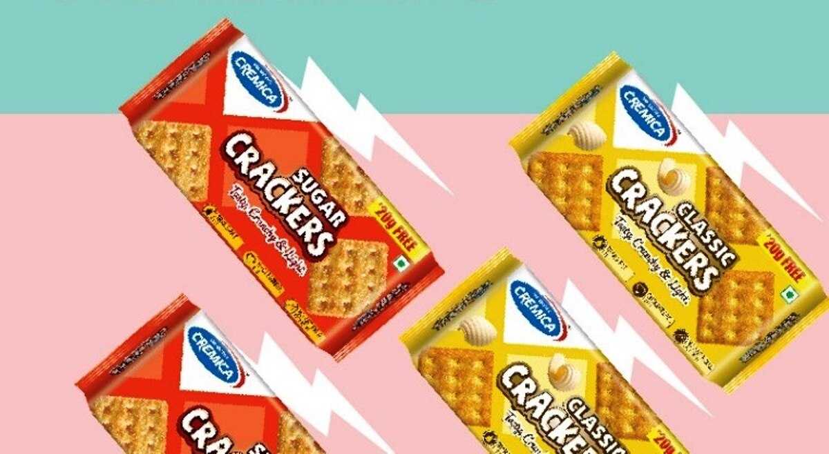 मिसेज बेक्टर्स और क्रीमिका ग्रुप के बिस्किट 