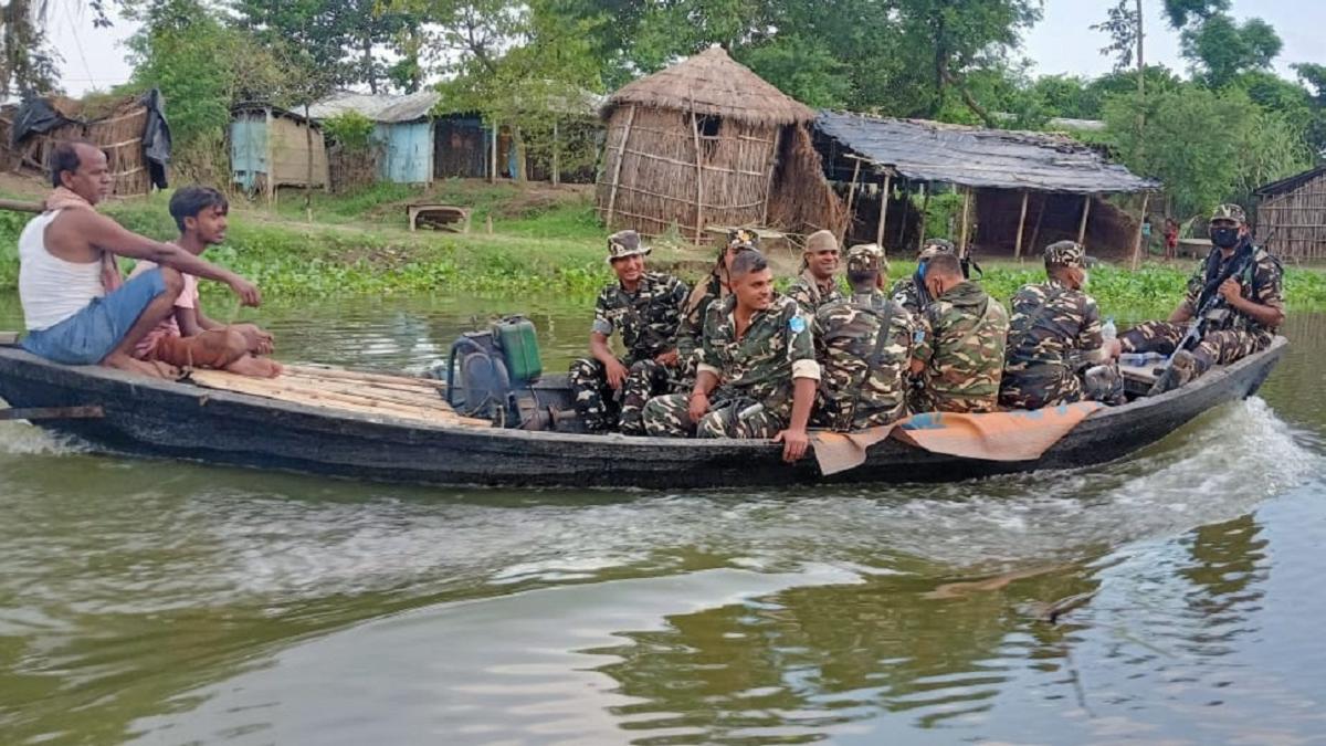 दरभंगा में मोटर बोट से शुरू हुई पुलिस पेट्रोलिंग