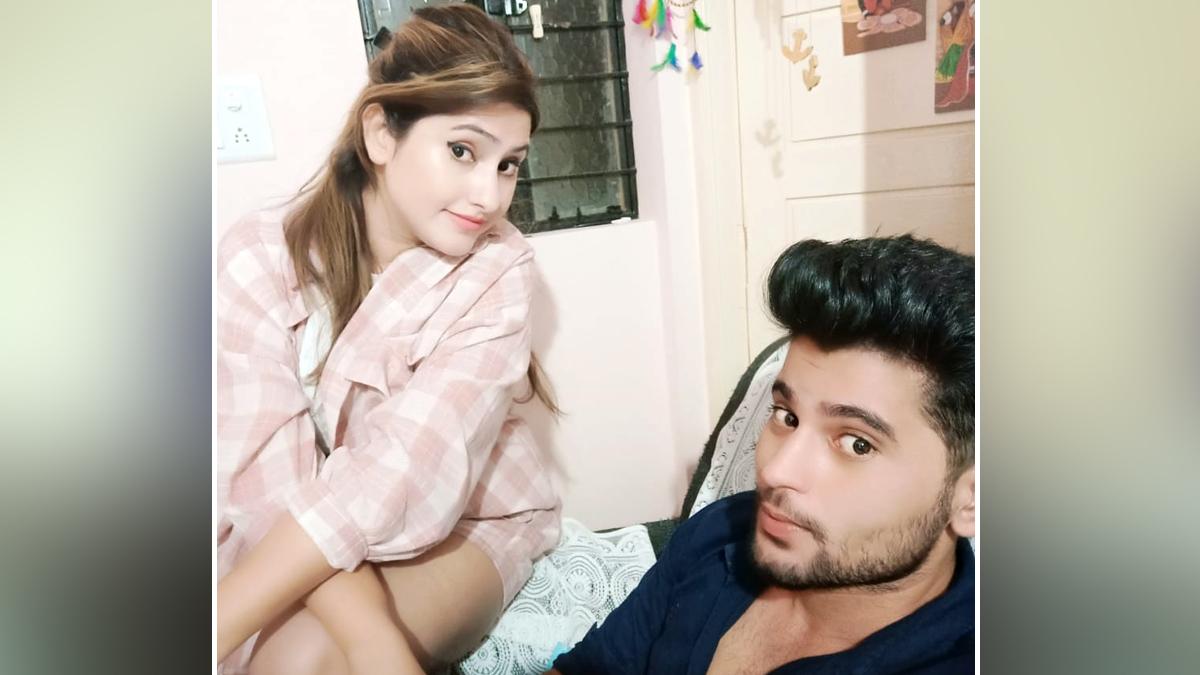 मृतक दिनेश मीणा और शिवानी गोयल.