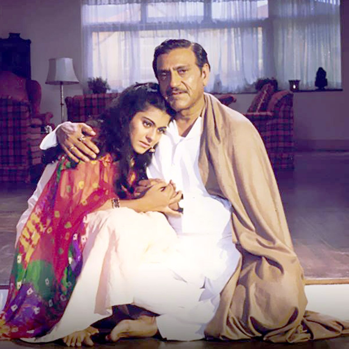 अमरीश पुरी और काजोल