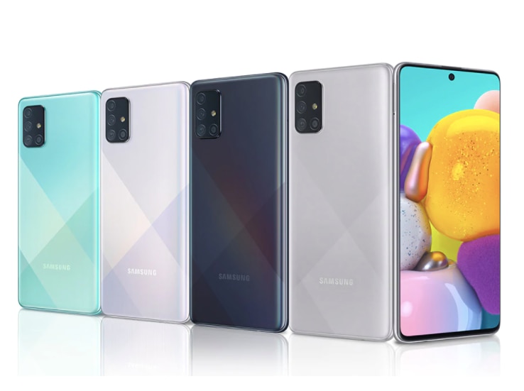 Galaxy A71 colors 
