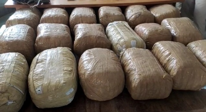 95 किलो गांजा के साथ दो तस्कर गिरफ्तार, यूपी, बिहार में है बड़ा नेटवर्क.