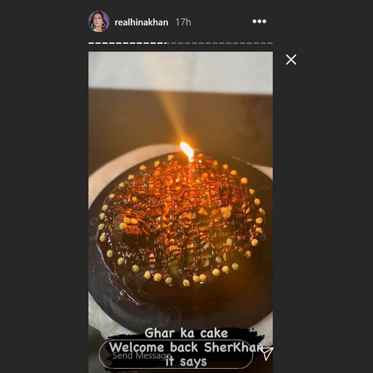 घर पर हिना का हुआ स्वागत