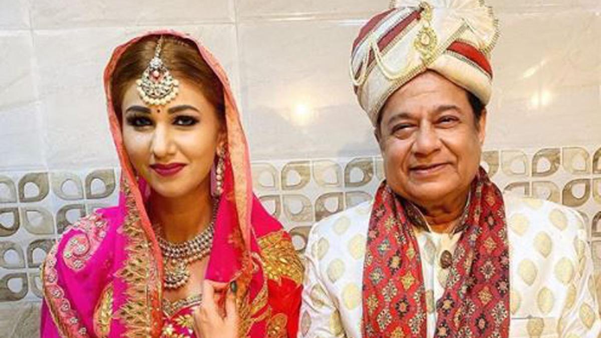 जसलीन मथारू और अनूप जलोटा 