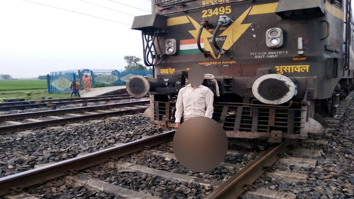 Katihar Man Stuck in Train Engine