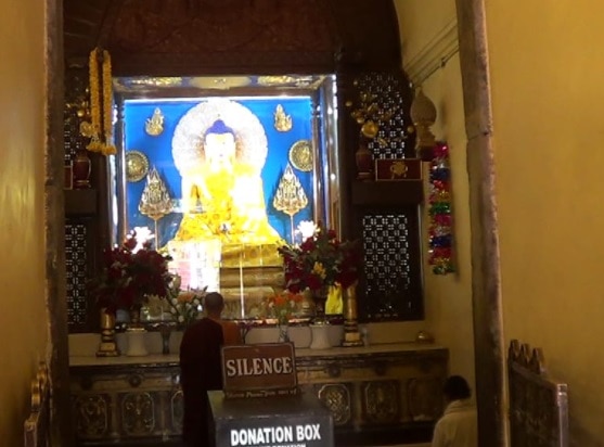 महाबोधि मंदिर के पट खुले