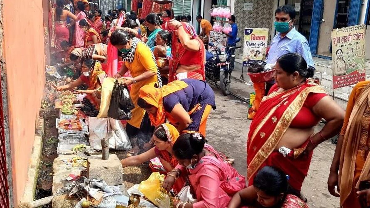 प्रसिद्ध गहवा माई मंदिर में ऐसे हो रही पूजा.