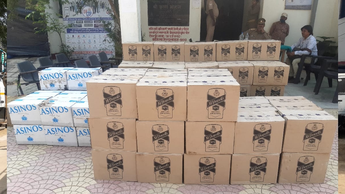 बरामद शराब की कीमत करीब 12 लाख.