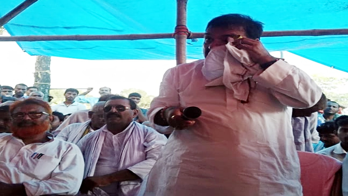 Muzaffarpur Crying video of RJD MLA Surendra Yadav goes viral