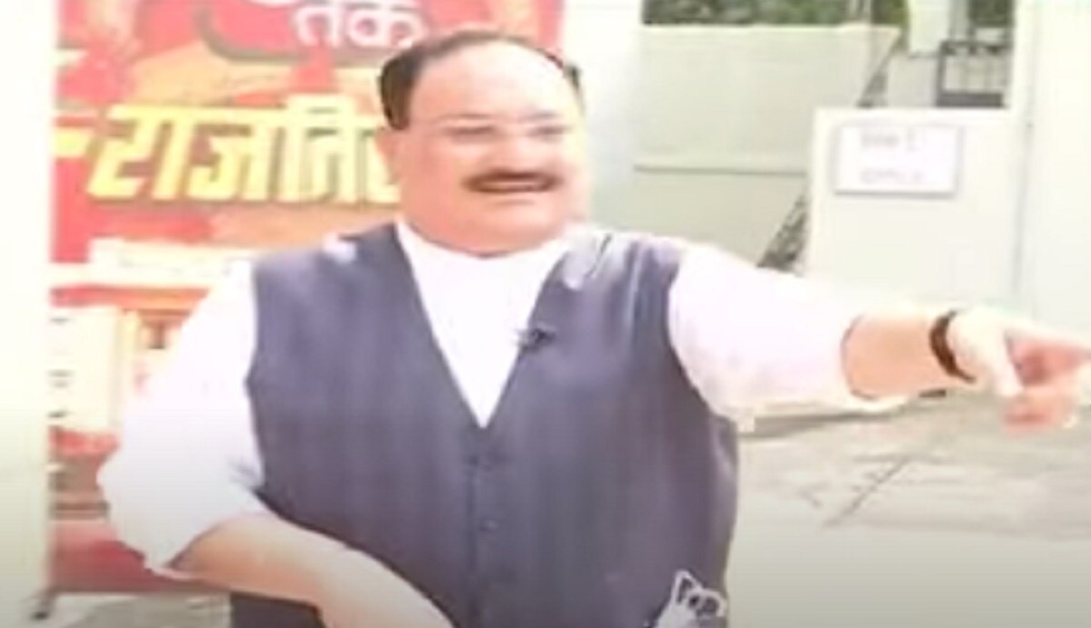 बीजेपी अध्यक्ष जे पी नड्डा के साथ बातचीत