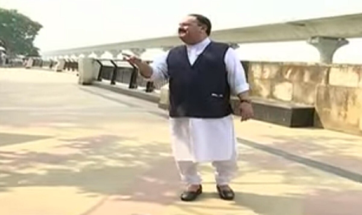 बीजेपी अध्यक्ष जे पी नड्डा के साथ बातचीत