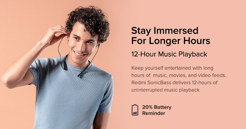 Redmi SonicBass Wireless Earphones