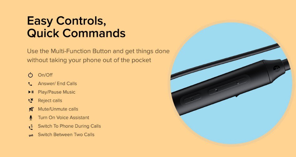 Redmi SonicBass Wireless Earphones