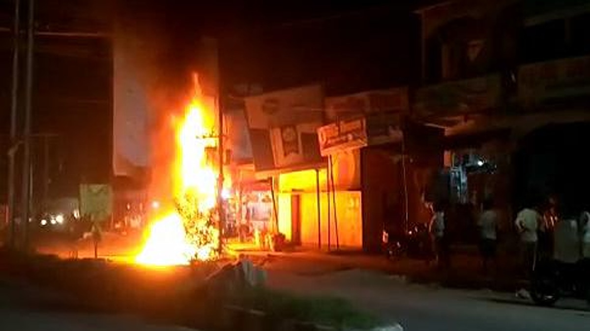 Samastipur Fire in Transformer
