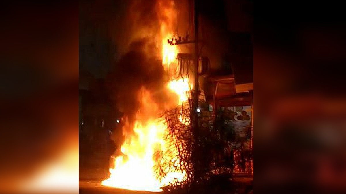 Samastipur Fire in Transformer