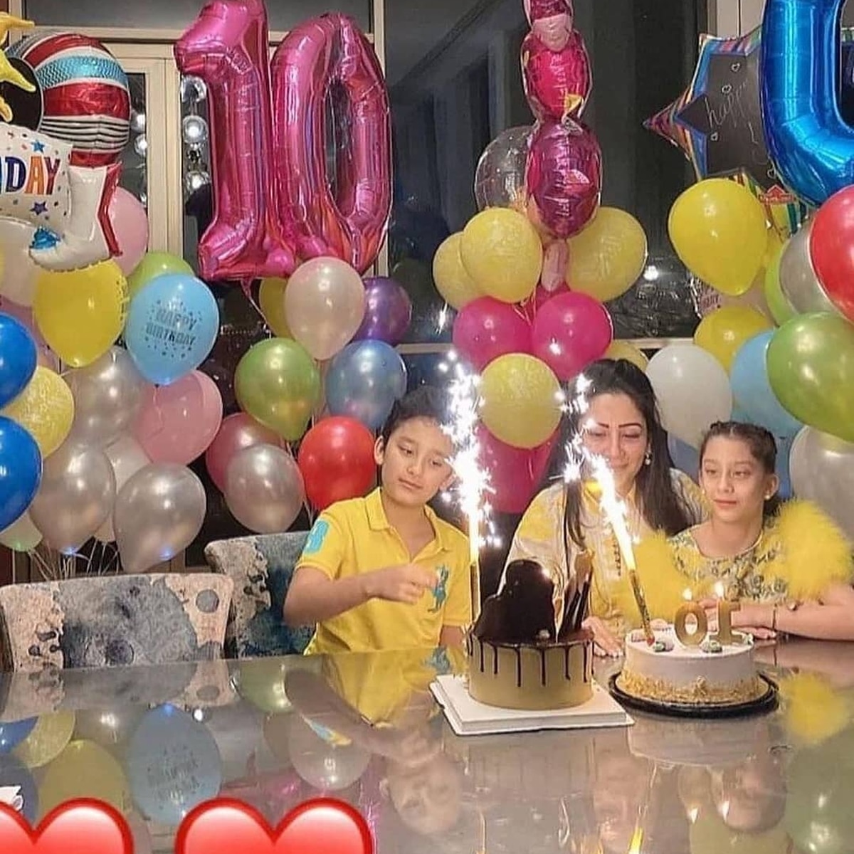 शहरान, मान्यता दत्त और इकरा