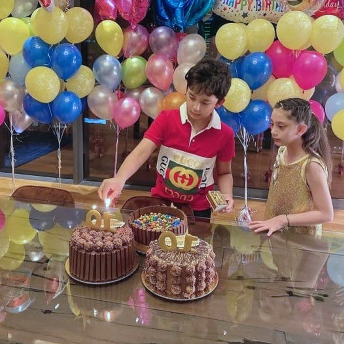 शहरान, मान्यता दत्त और इकरा