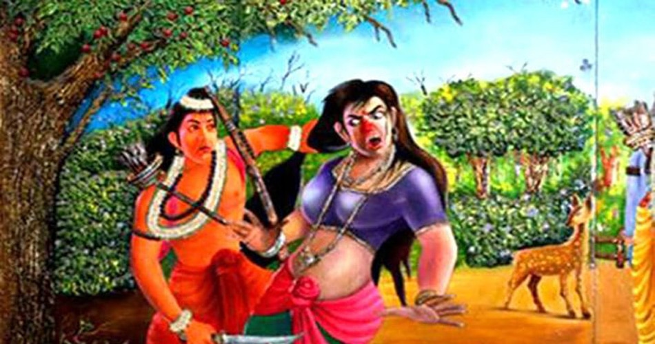 राम और रावण के बीच शत्रुता कराना
