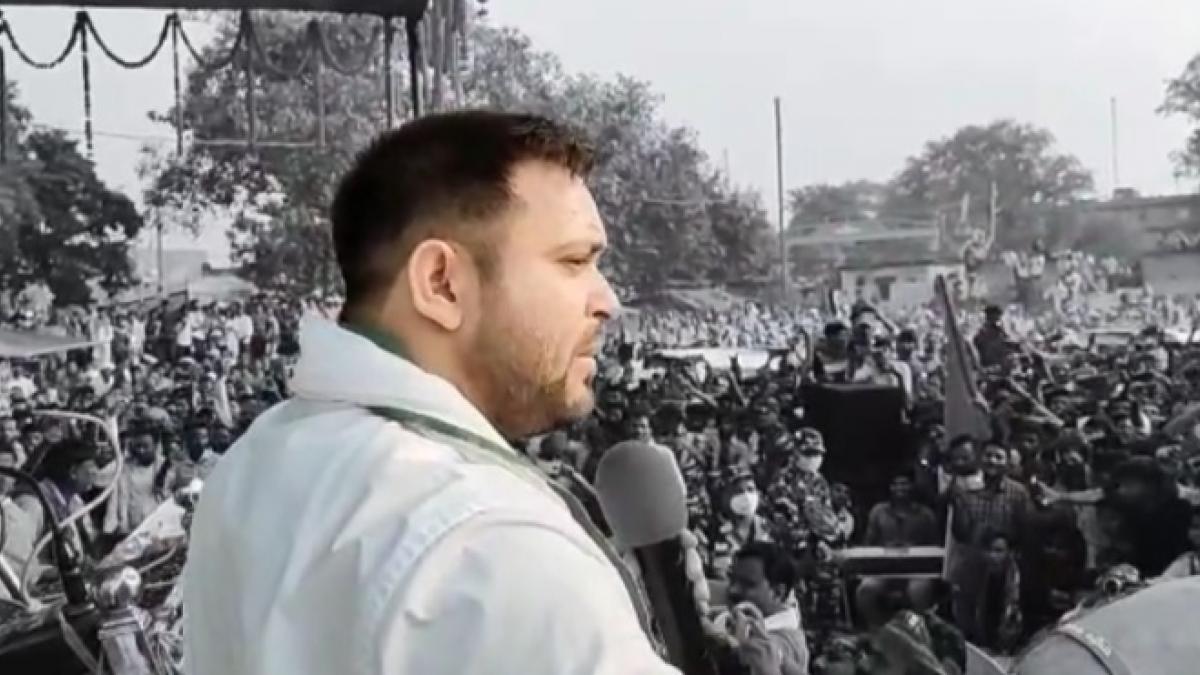 तेजस्वी यादव का एक वीडियो हुआ वायरल