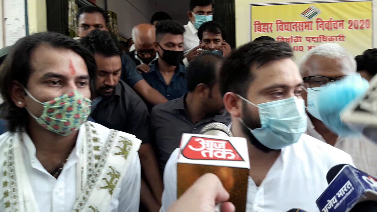  Tej pratap nomination from Hasanpur Tejaswi