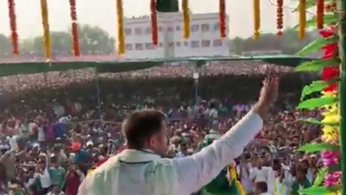 तेजस्वी यादव की रैलियों में उमड़ रही जबरदस्त भीड़. 