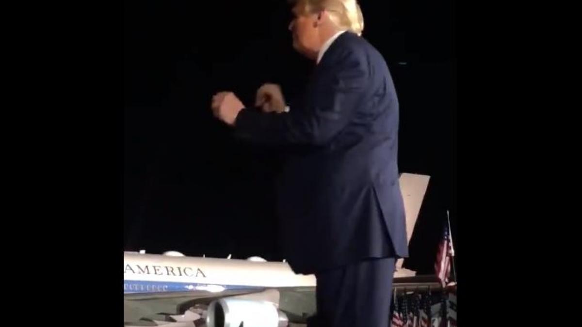 डोनाल्ड ट्रंप ने किया डांस