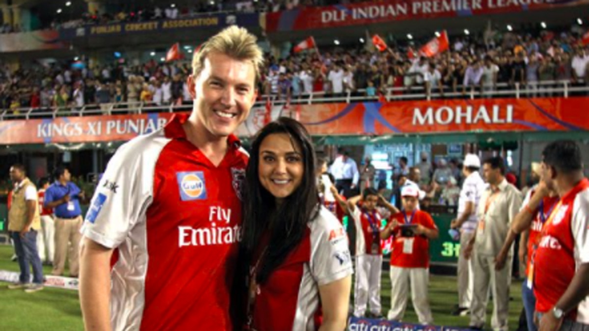 ब्रेट ली और प्रीति जिंटा