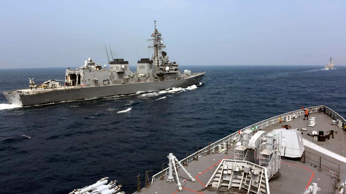 मालाबार-20 (24th एडिशन) फेज 1युद्धाभ्‍यास.  