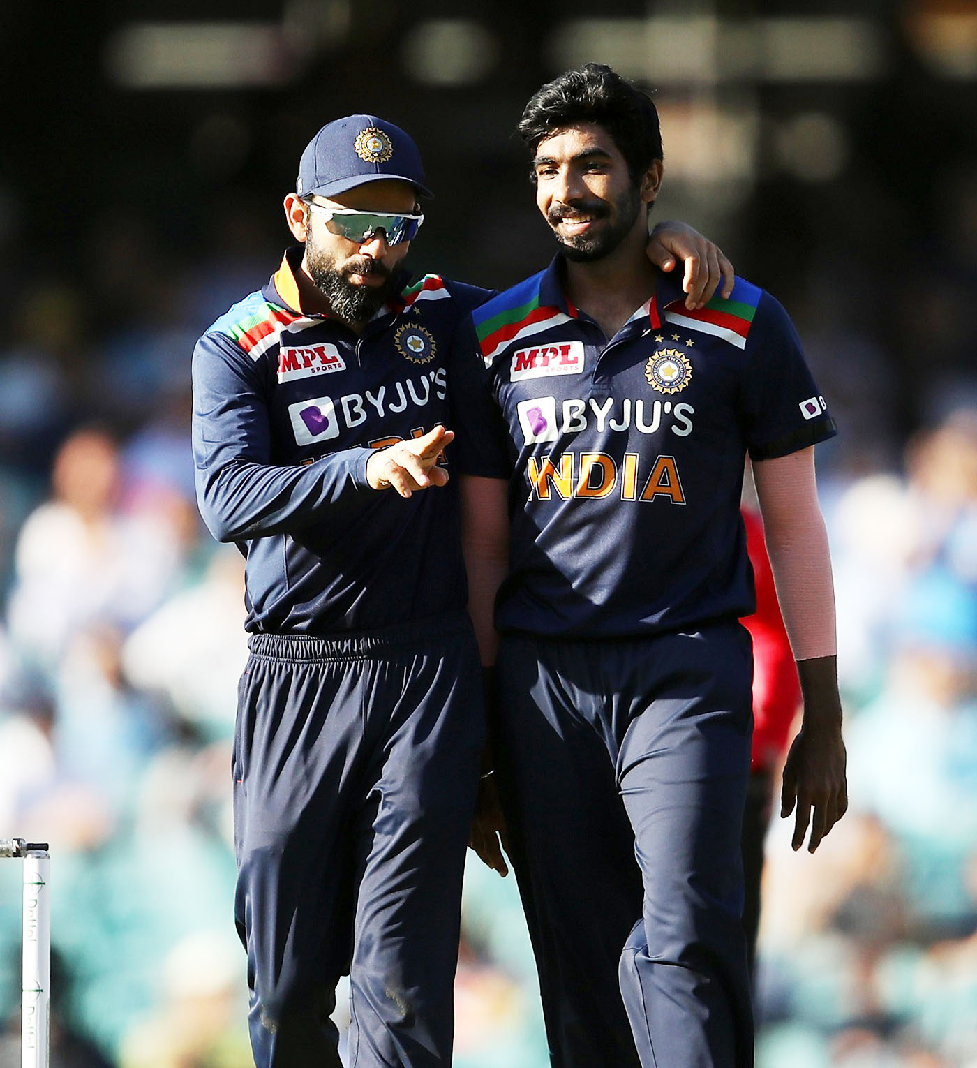 Virat Kohli and Bumrah (Getty)