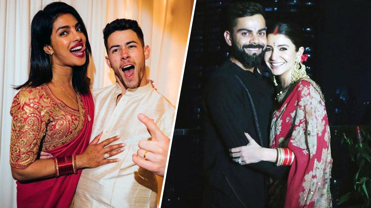 अनुष्का शर्मा-व‍िराट कोहली, प्र‍ियंका चोपड़ा-निक जोनस