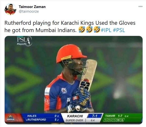 Karachi Kings Sherfane Rutherford