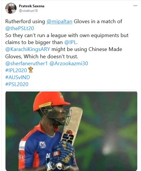 Karachi Kings Sherfane Rutherford