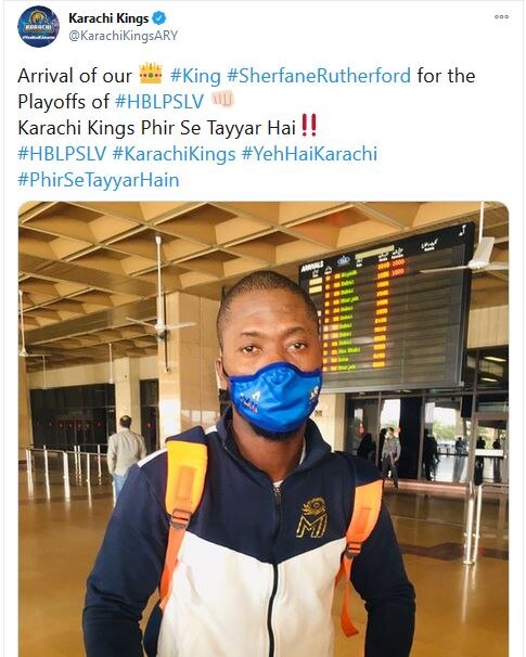 Karachi Kings Sherfane Rutherford