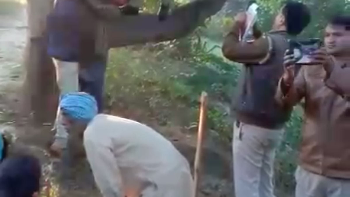 किसान ने की खुदकुशी (फोटो आजतक)