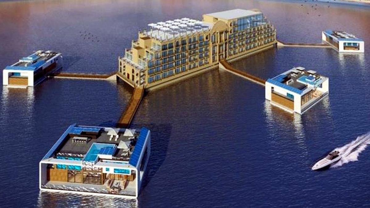 Floating Sea Palace Resort In Dubai