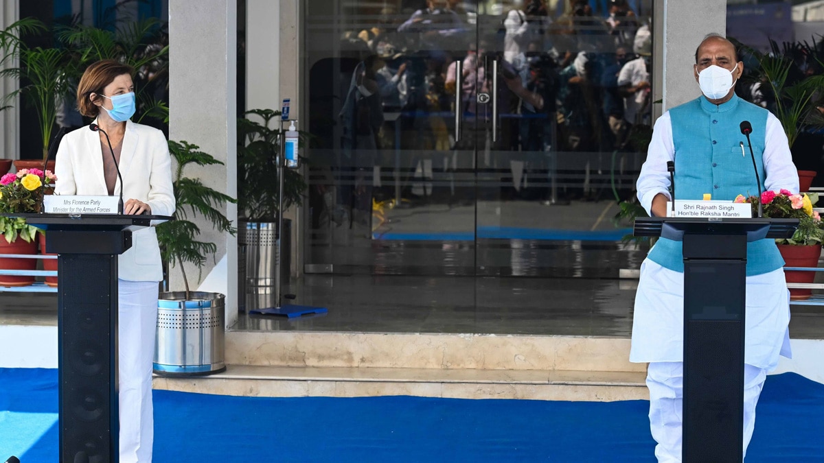 फ्लोरेंस पार्ली और राजनाथ सिंह