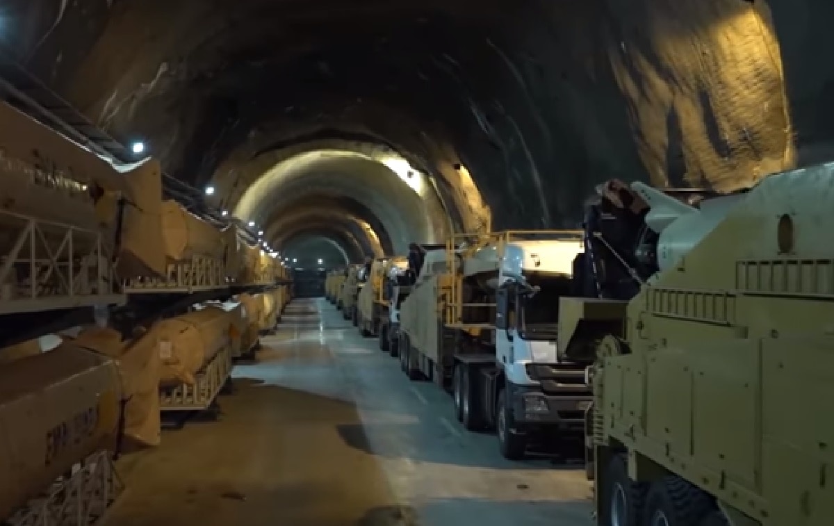 जमीन के अंदर ईरान ने रखी हैं मिसाइलें