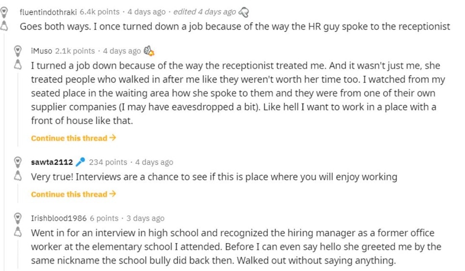 'रिसेप्शनिस्ट' बनकर लिया शख्स का इंटरव्यू