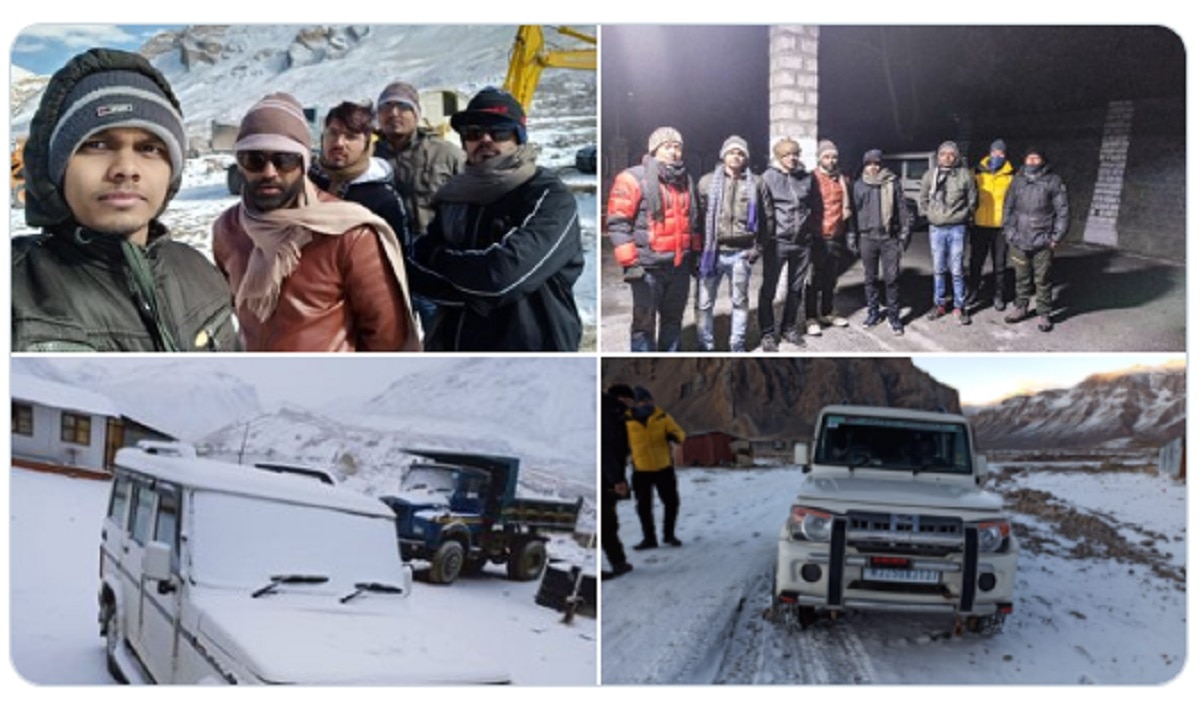 माइनस 15 डिग्री में फंसे थे इंजीनियर