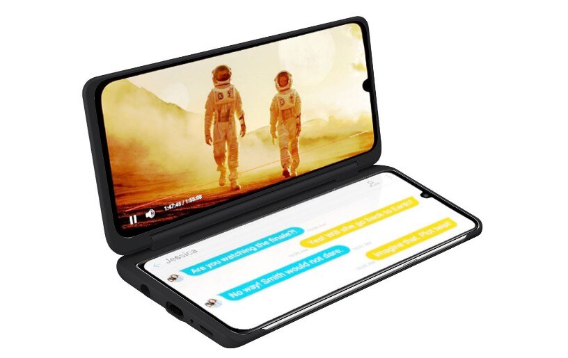 LG Velvet dual-screen