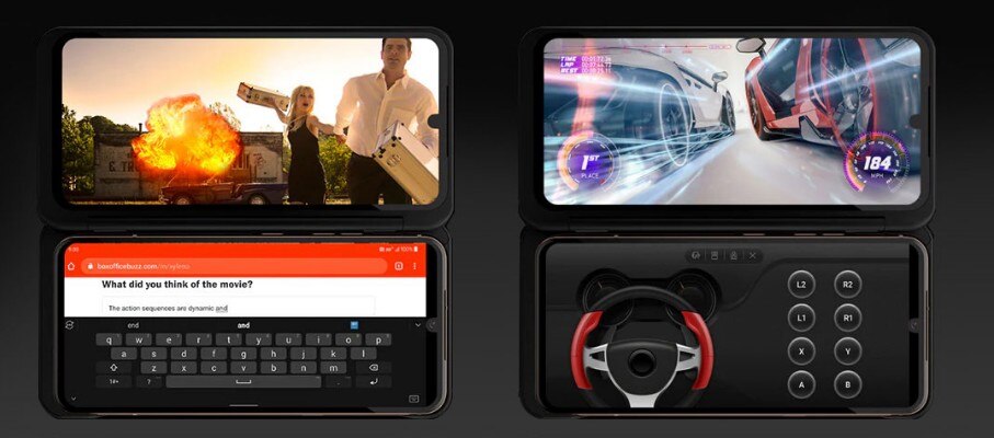LG Velvet dual-screen