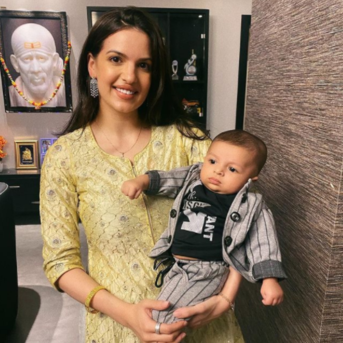 नताशा संग उनका बेटा