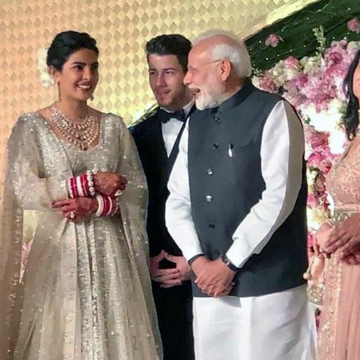 प्रियंका-निक जोनस के वेडिंग रिसेप्शन में पीएम मोदी