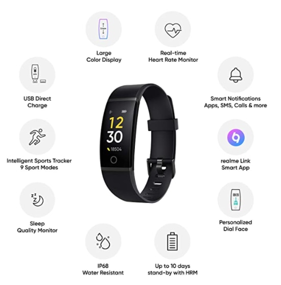 realme band features
