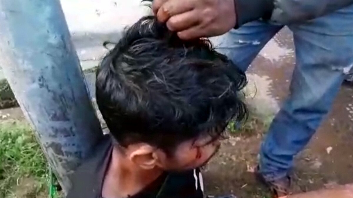  चोर के बाल काटकर लोगों ने डाला ठंडा पानी, दान पेटी से चुराए थे पैसे.