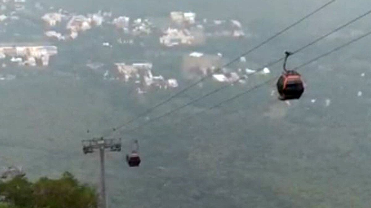एशिया का सबसे बड़ा रोप-वे (फोटो आजतक)